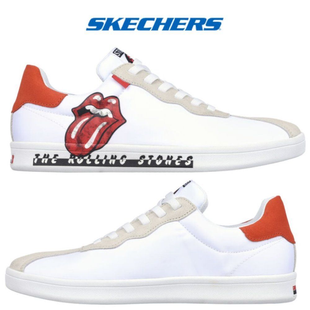 NIB Skechers Rolling Stones: Classic Cup - Stones Invasion, Size Men's 9
